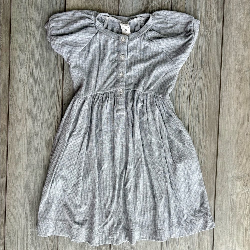 Kate Quinn Gray Twirl Dress